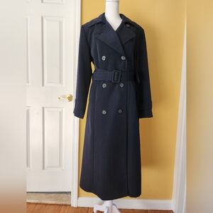 Jacqueline Ferrar Navy Trench Coat